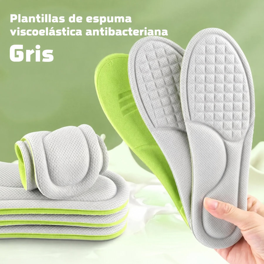 Plantillas de Espuma Viscoelástica Antibacterianas